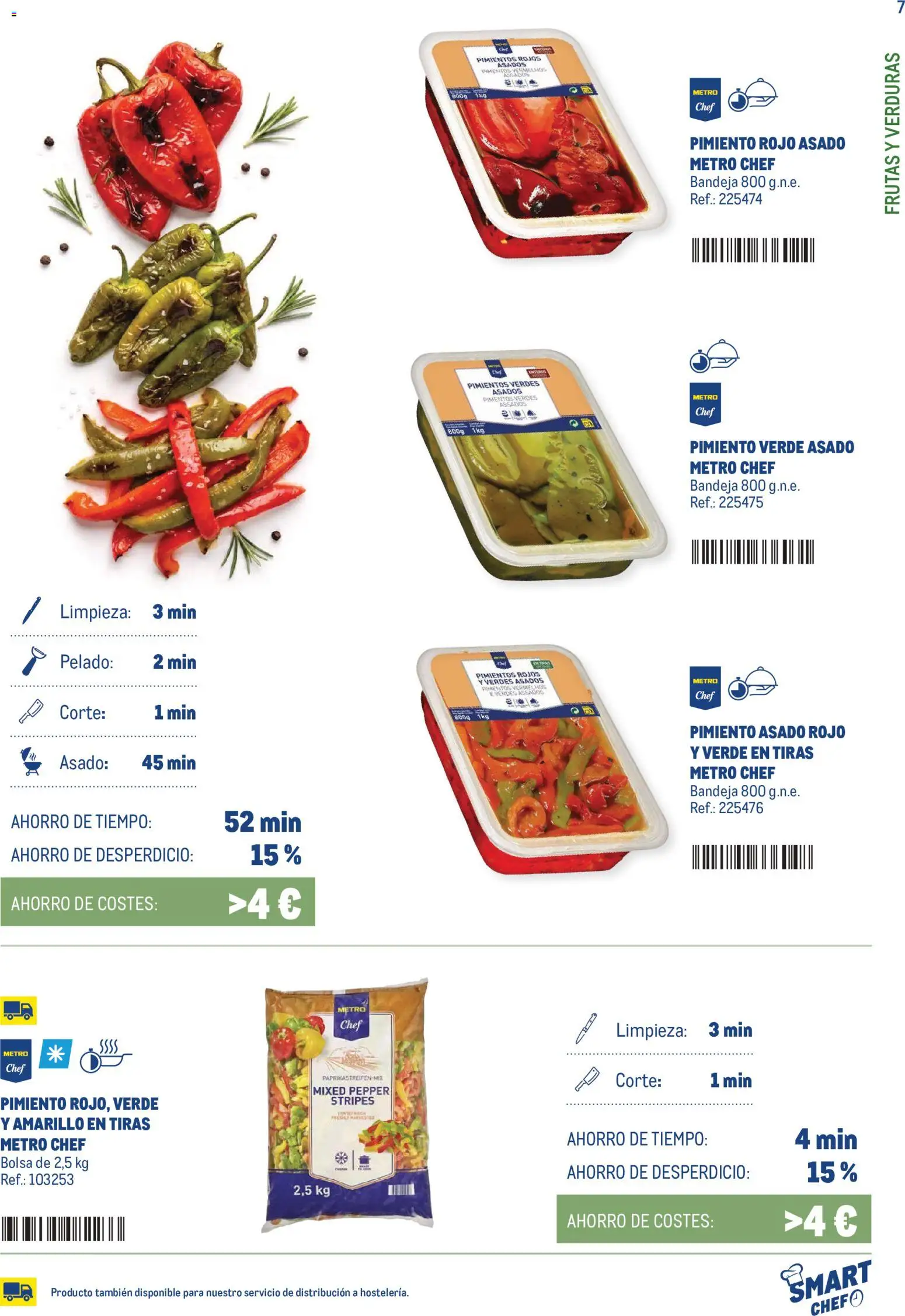 Makro Smart Chef │ válido desde el 01/09/2026 | Página: 7 | Productos: Verduras, Pimiento rojo, Pimiento, Bolsa