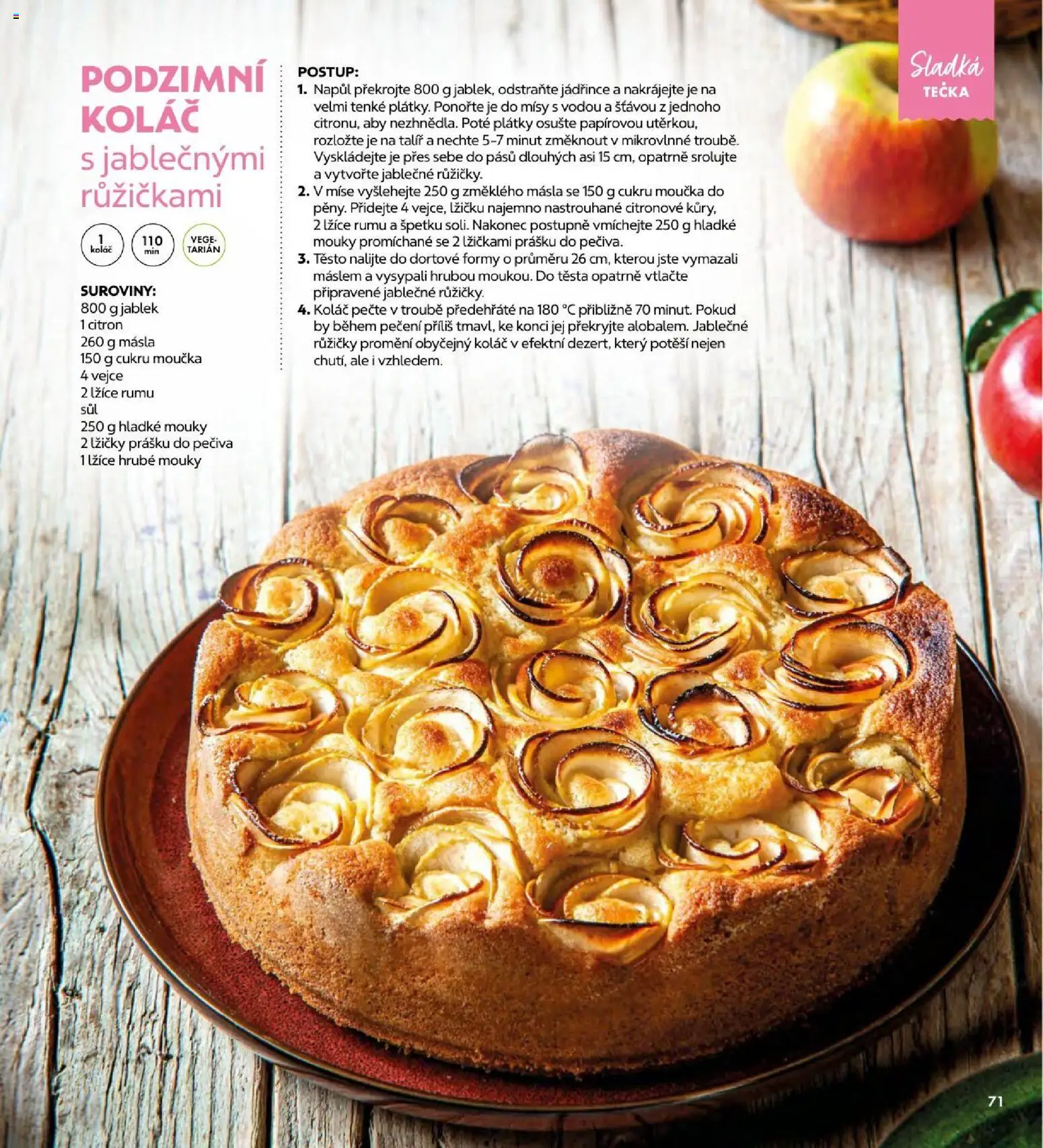 Albert magazín od 01.09.2026 | Strana: 71 | Produkty: Koláč, Vejce, Citron, Těsto