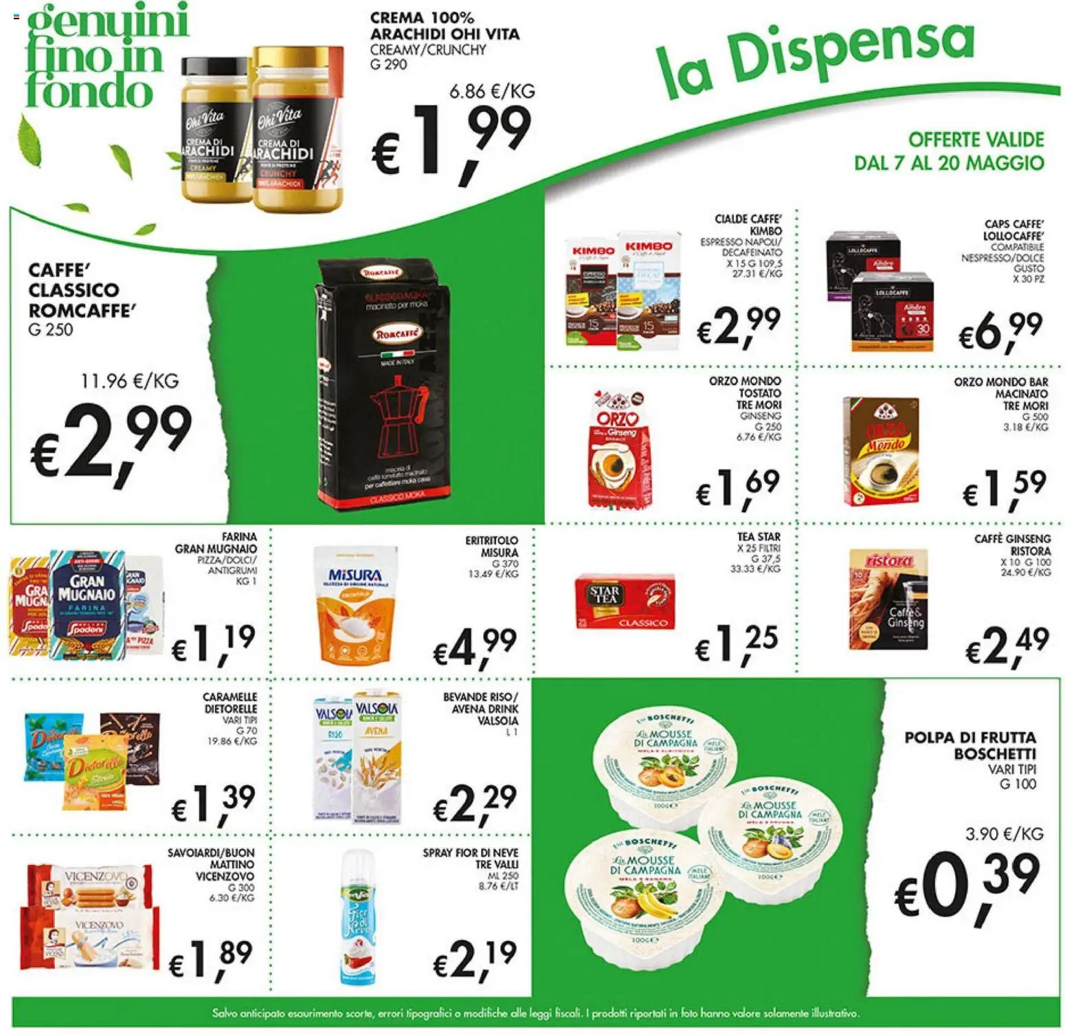 Volantino Coal del 07.05.2026 | Pagina: 19 | Prodotti: Stevia, Caffè, Frutta, Macinato