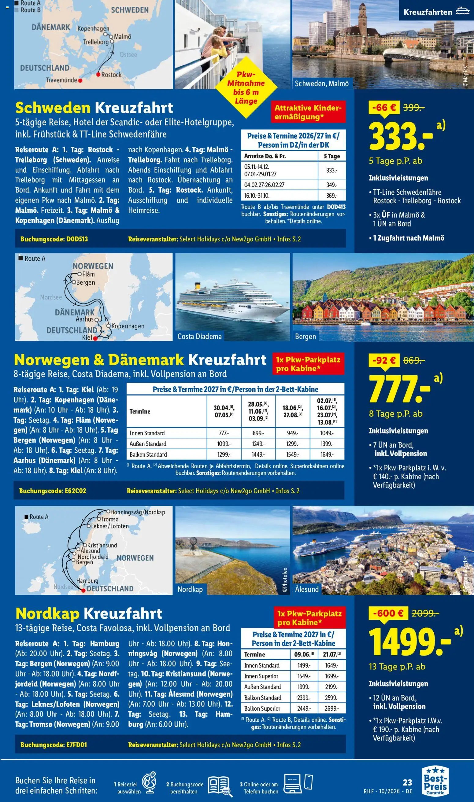Lidl Reisen Prospekt – gültig ab 30.09.2026 | Seite: 23