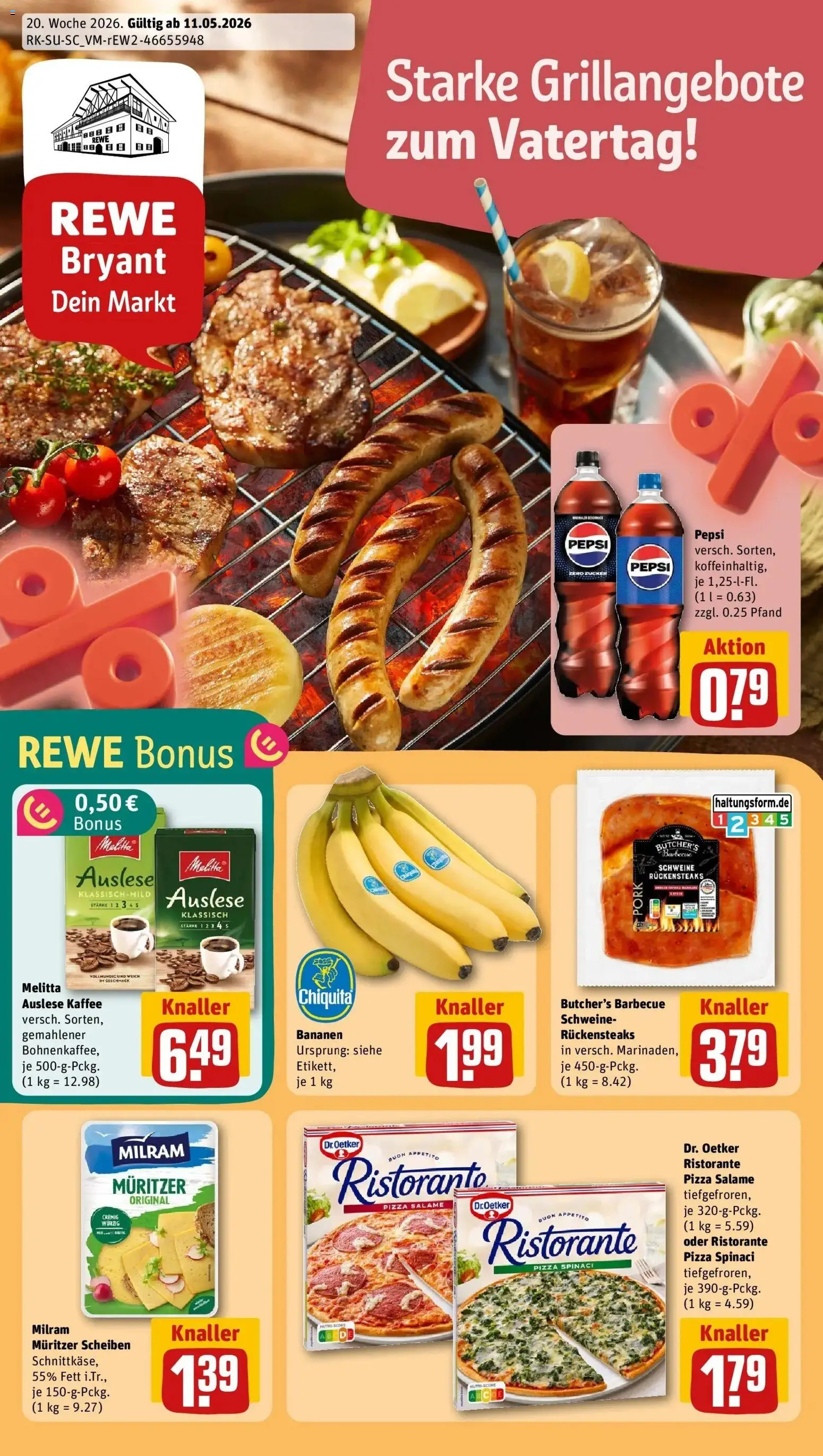 Rewe Prospekt Icking	 – gültig ab 10.05.2026 | Seite: 1 | Produkte: Ristorante, Pepsi, Pizza, Steak
