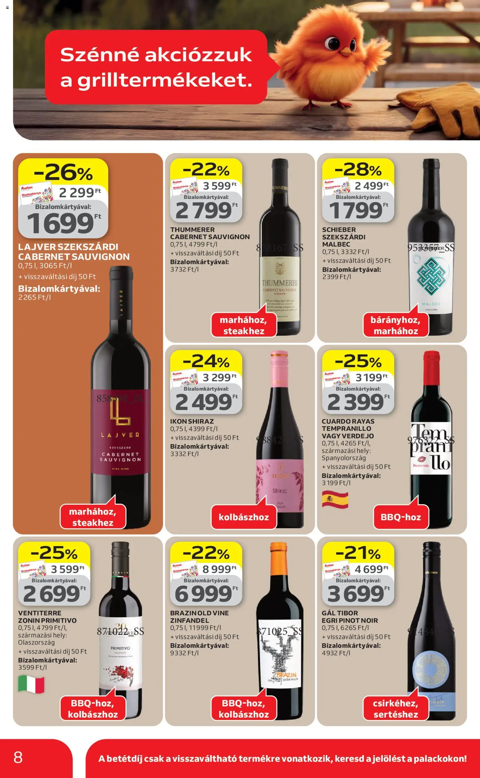 Auchan akciós ujság - amely érvényes a következő dátumtól: 09.04.2026 | Oldal: 8