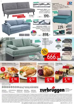 Zurbrüggen Z2 Mitnahme Möbel ab 10.10.2026 gültig | Seite: 48 | Produkte: Pommes, Tür, Bilder, Kuchen