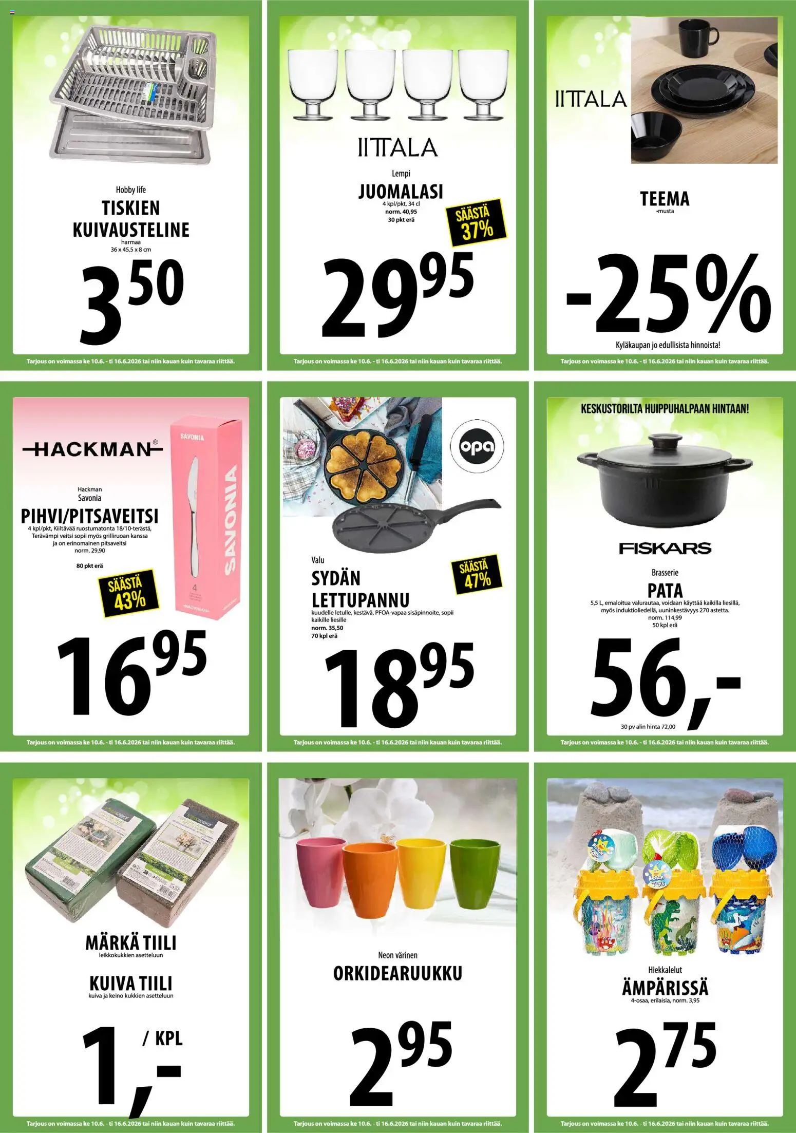 Tuuri tarjoukset – voimassa 10.06.2026 alkaen | Sivu: 16 | Tuotteet: Veitsi