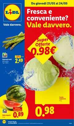 Anteprima del volantino Lidl volantino Fresca e conveniente valido a partire dal 21.05.2026