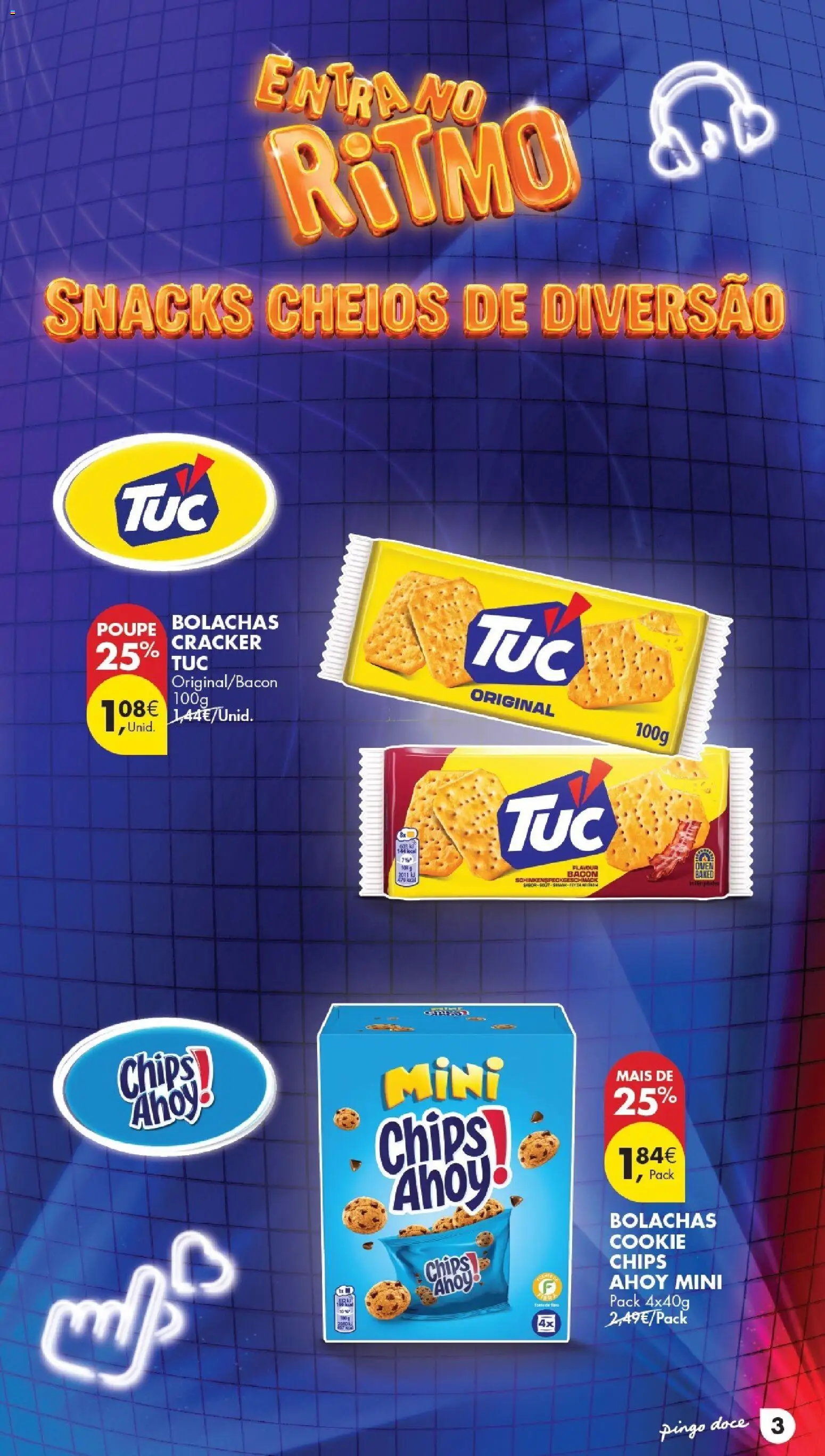 Pingo Doce Especial Oreo │ válido de 08/09/2026 | Página: 3 | Produtos: Bacon, Bolachas, Snacks