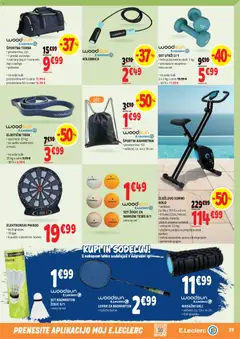 E.leclerc katalog akcije – veljaven od 09.09.2026 | Stran: 39 | Izdelki: Torba, Teza, Prevleka, Nahrbtnik
