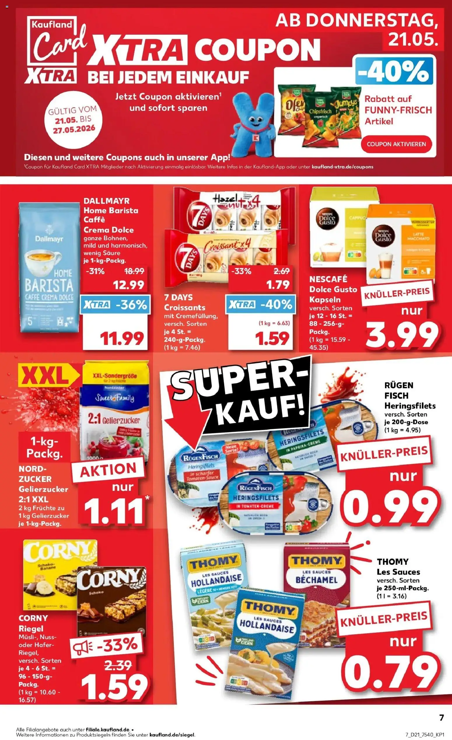 Kaufland Prospekt Dessau-Roßlau – gültig ab 18.05.2026 | Seite: 12 | Produkte: Gelierzucker, Nescafe, Thomy les sauces, Croissant