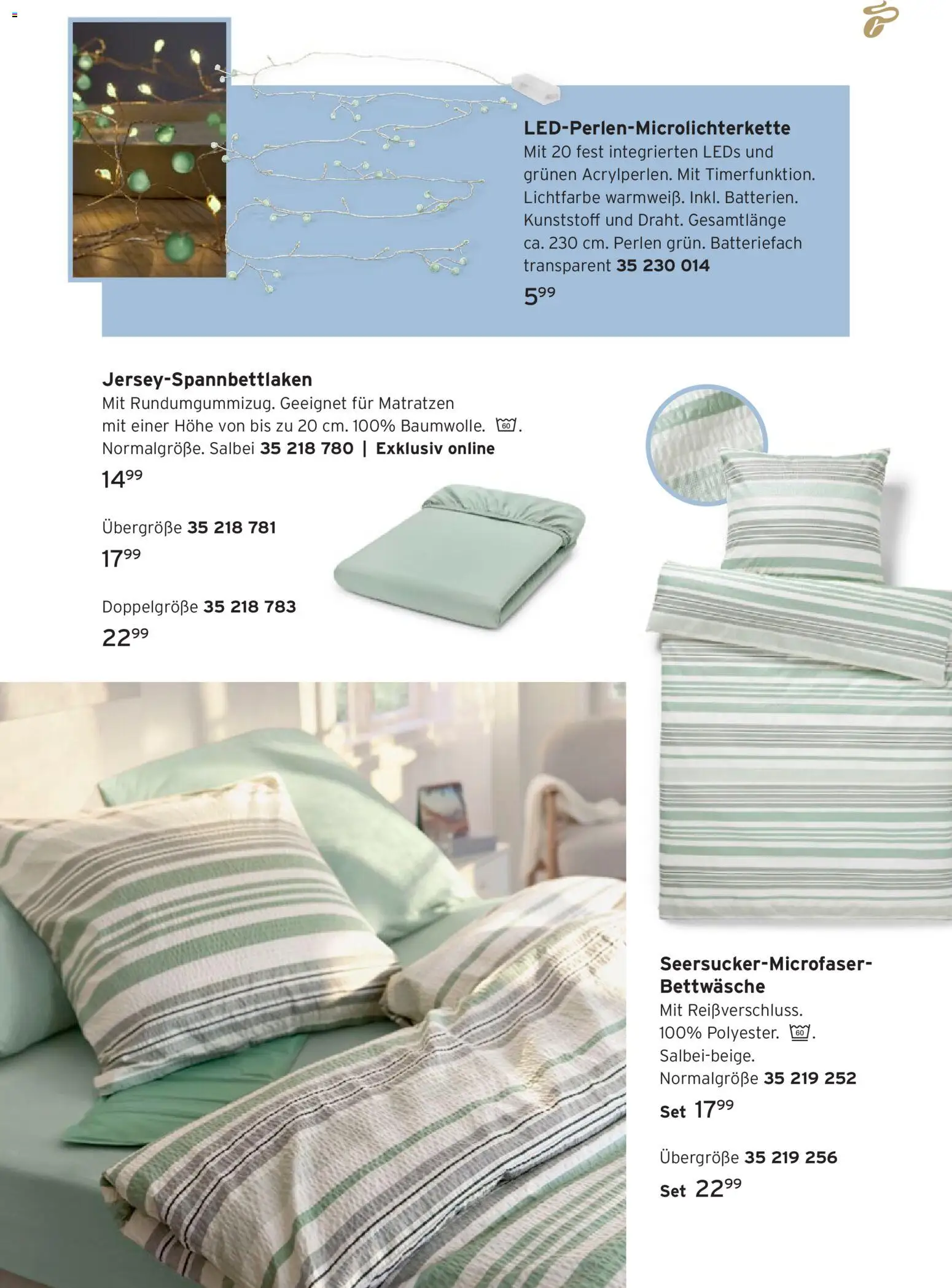 Prospekt Tchibo Cool bleiben – gültig ab 17.06.2026 | Seite: 9 | Produkte: Bettwäsche