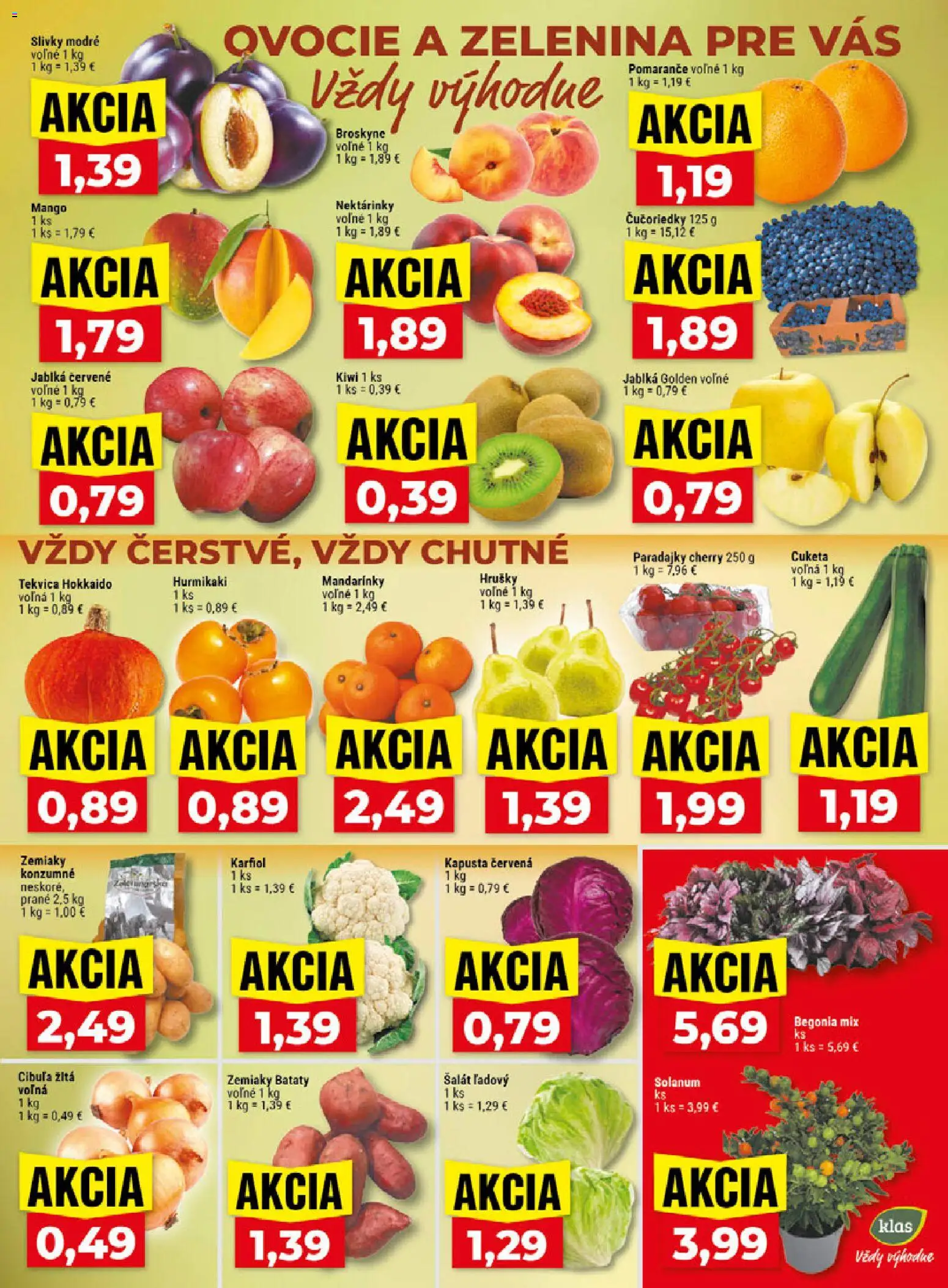 Nové Klas akcie – leták je platný od 05.10.2026 | Strana: 3