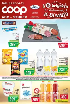 COOP - Abc & Szuper / Tisza - amely érvényes a következő dátumtól: 2026.07.16.