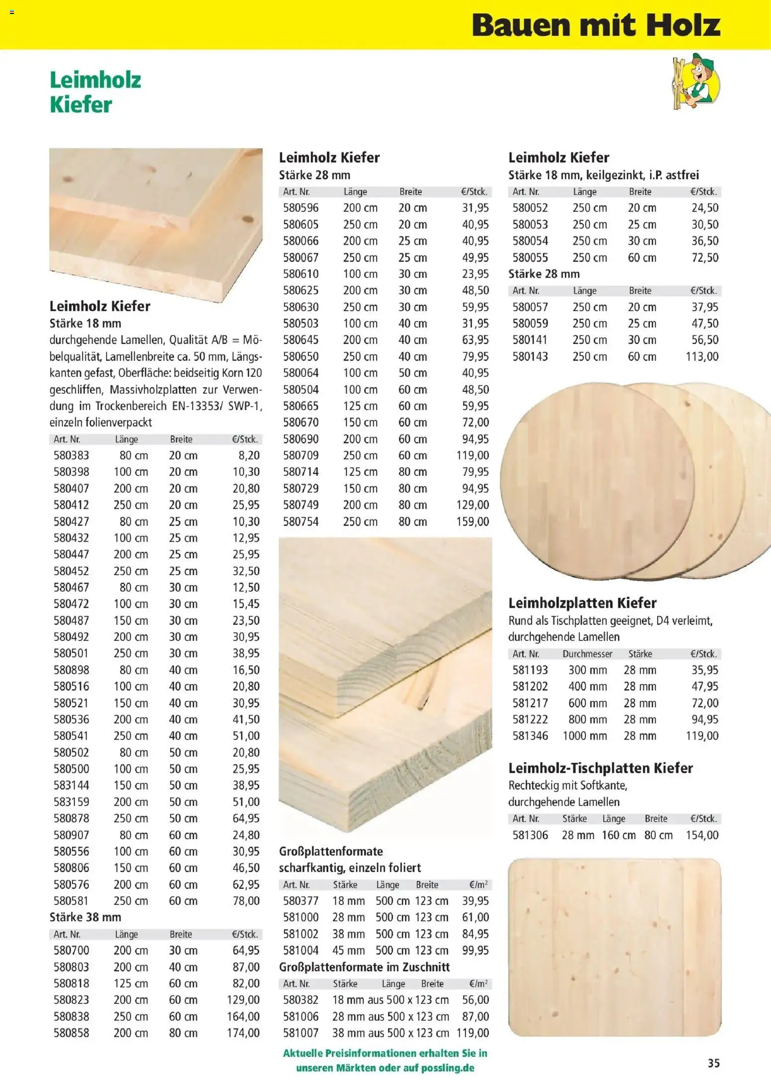 Angebote - Holz Possling: dig. Flyer | Holz-Bau-Katalog | Mai – gültig ab 03.05.2025 | Seite: 35