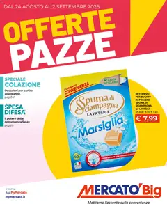 Anteprima del volantino Mercatò volantino Big valido a partire dal 24/08/2026