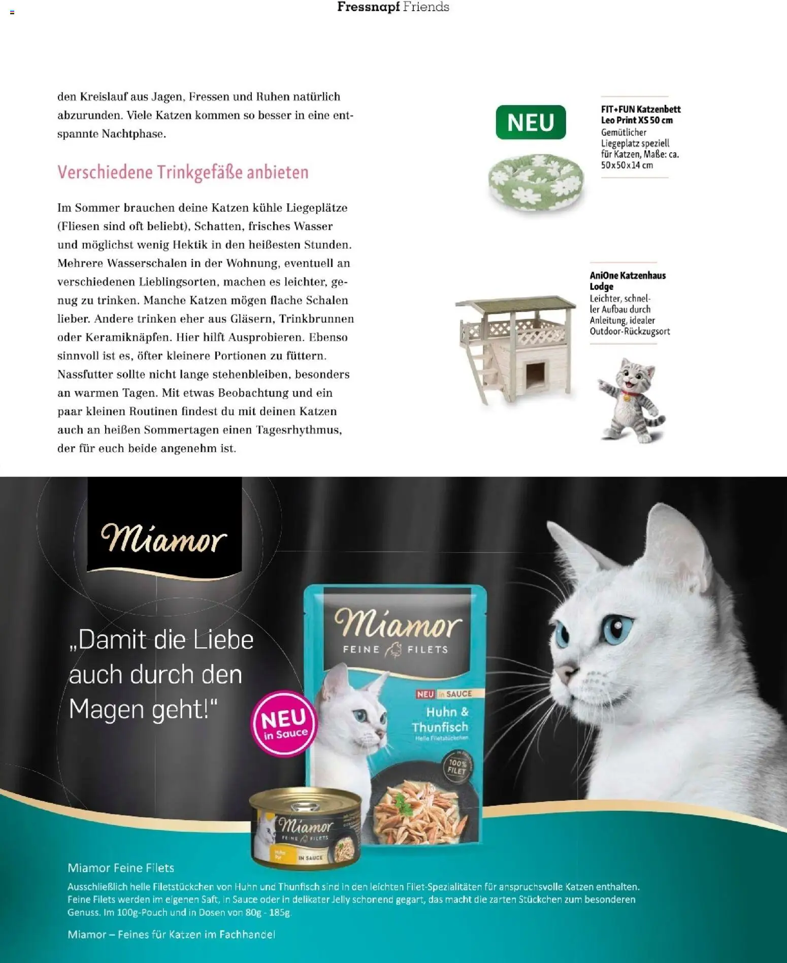 Fressnapf Friends 07,08/26 gültig ab 01.07.2026 | Seite: 47 | Produkte: Wasser