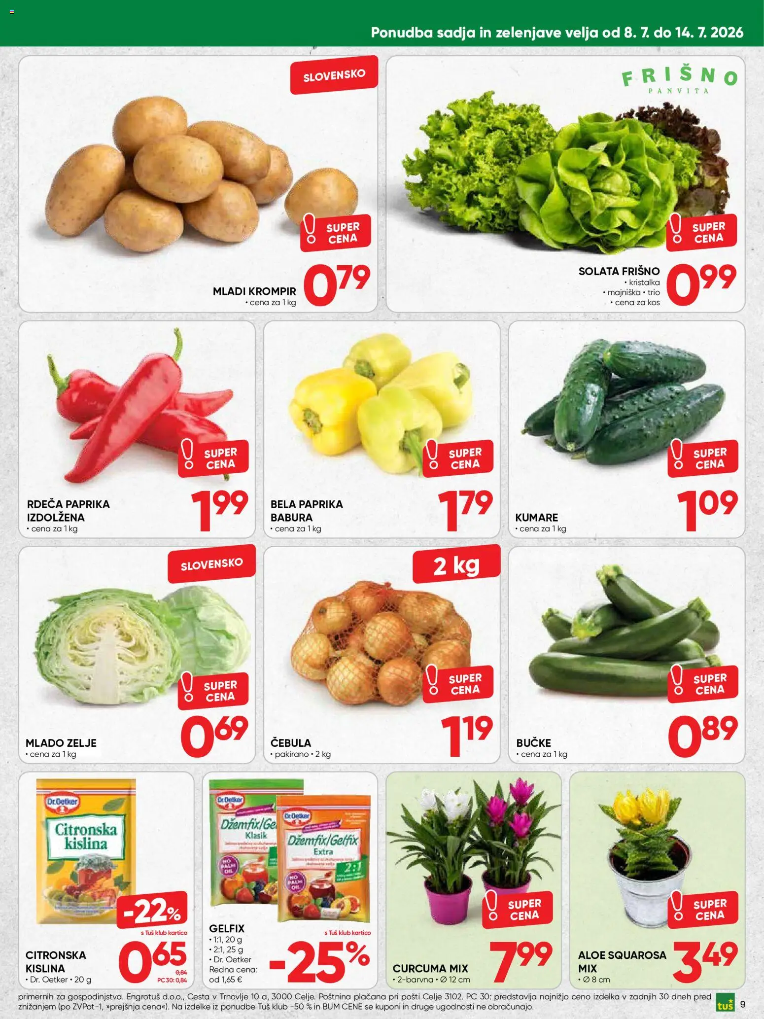 Novi Tuš katalog ponudbe – veljaven od 08.07.2026 | Stran: 9