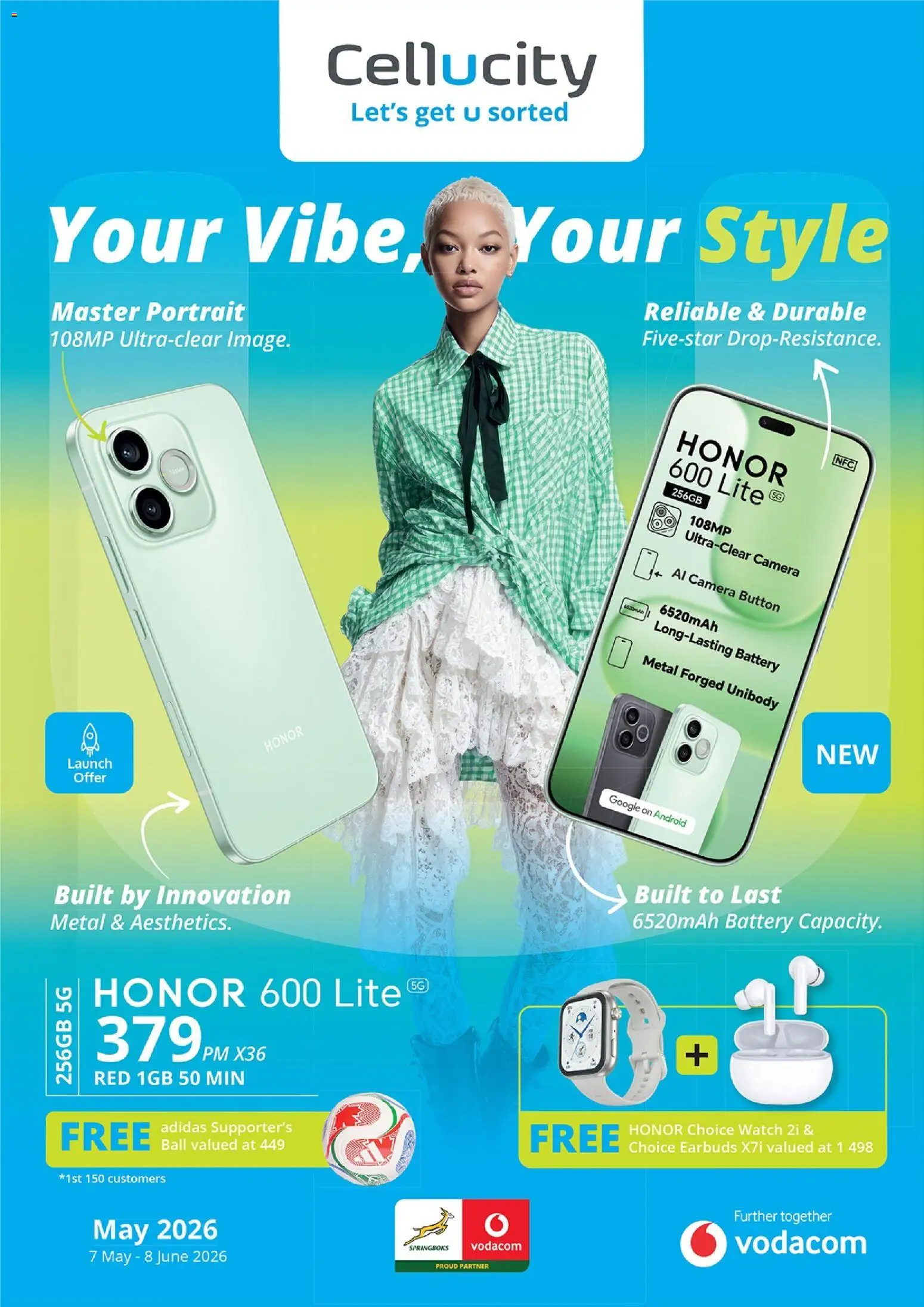 New Cellucity catalogue – valid from 07.05.2026 | Page: 1 | Products: Watch, Earbuds, Camera, Battery