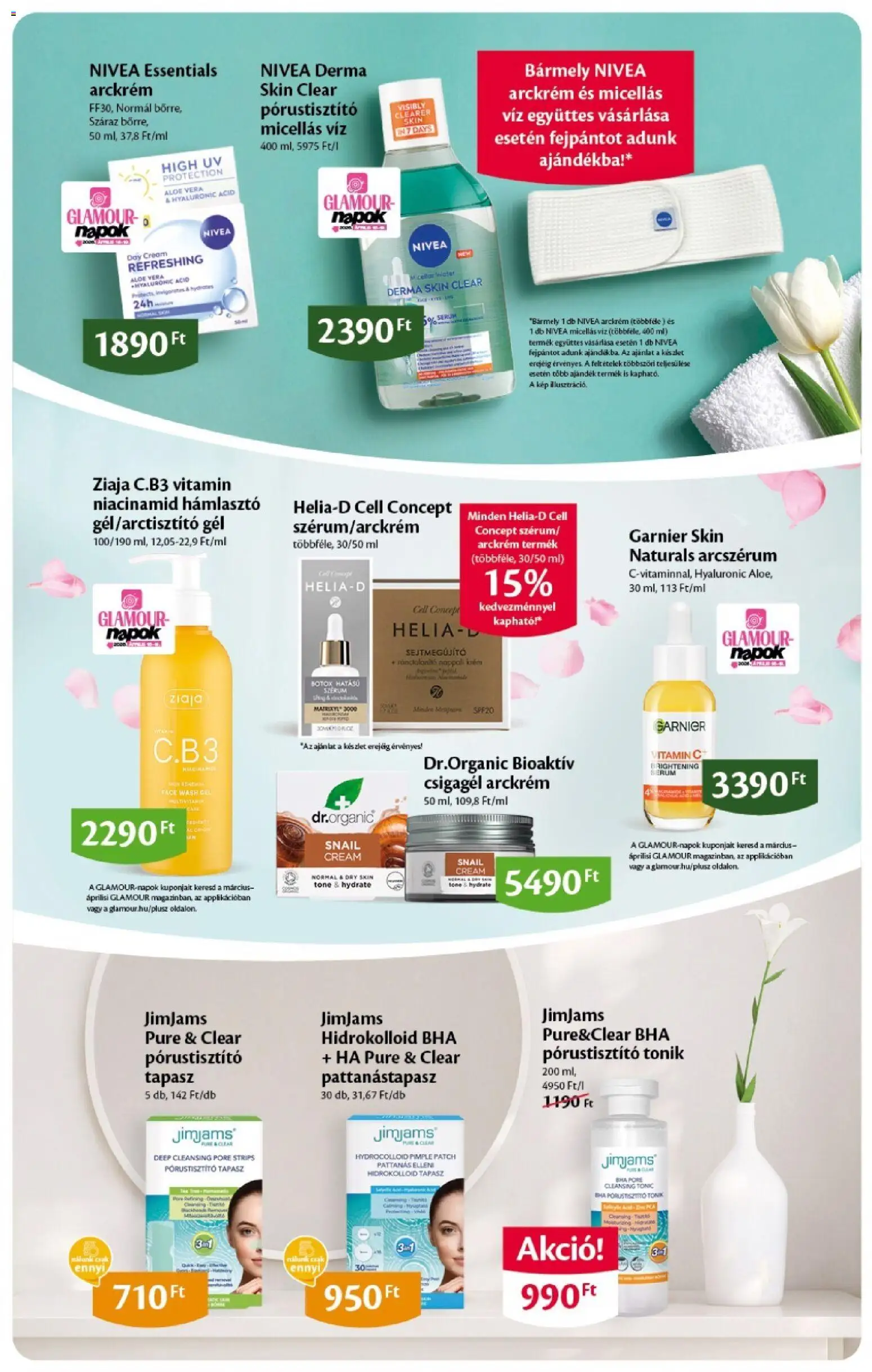EcoFamily akciós ujság - amely érvényes a következő dátumtól: 09.04.2026 | Oldal: 9 | Termékek: Hámlasztó, Micellás víz, Aloe vera, Vitamin c