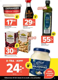Coop Daglivs erbjudanden xtra - Förhandsvisning av reklamblad från butik Coop Daglivs aktuell från 15.06.2026 | Sida: 5 | Produkter: Majonnäs, Rapsolja, Ägg, Bönor