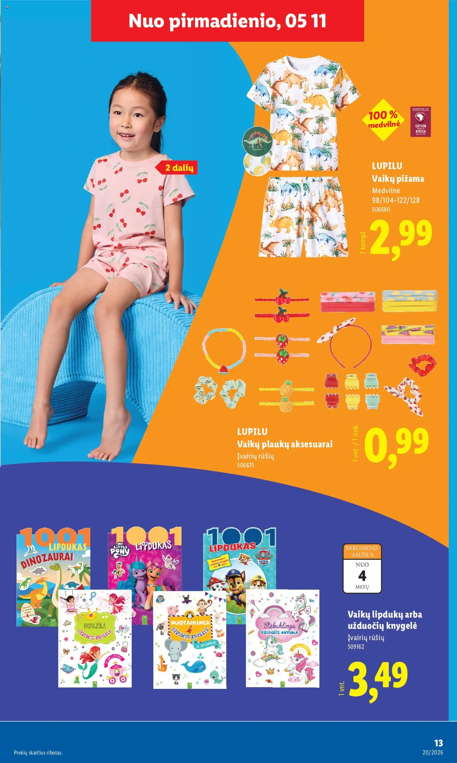 LIDL akcijos nuo 11.05.2026 | Puslapis: 13 | Prekių: Pižama