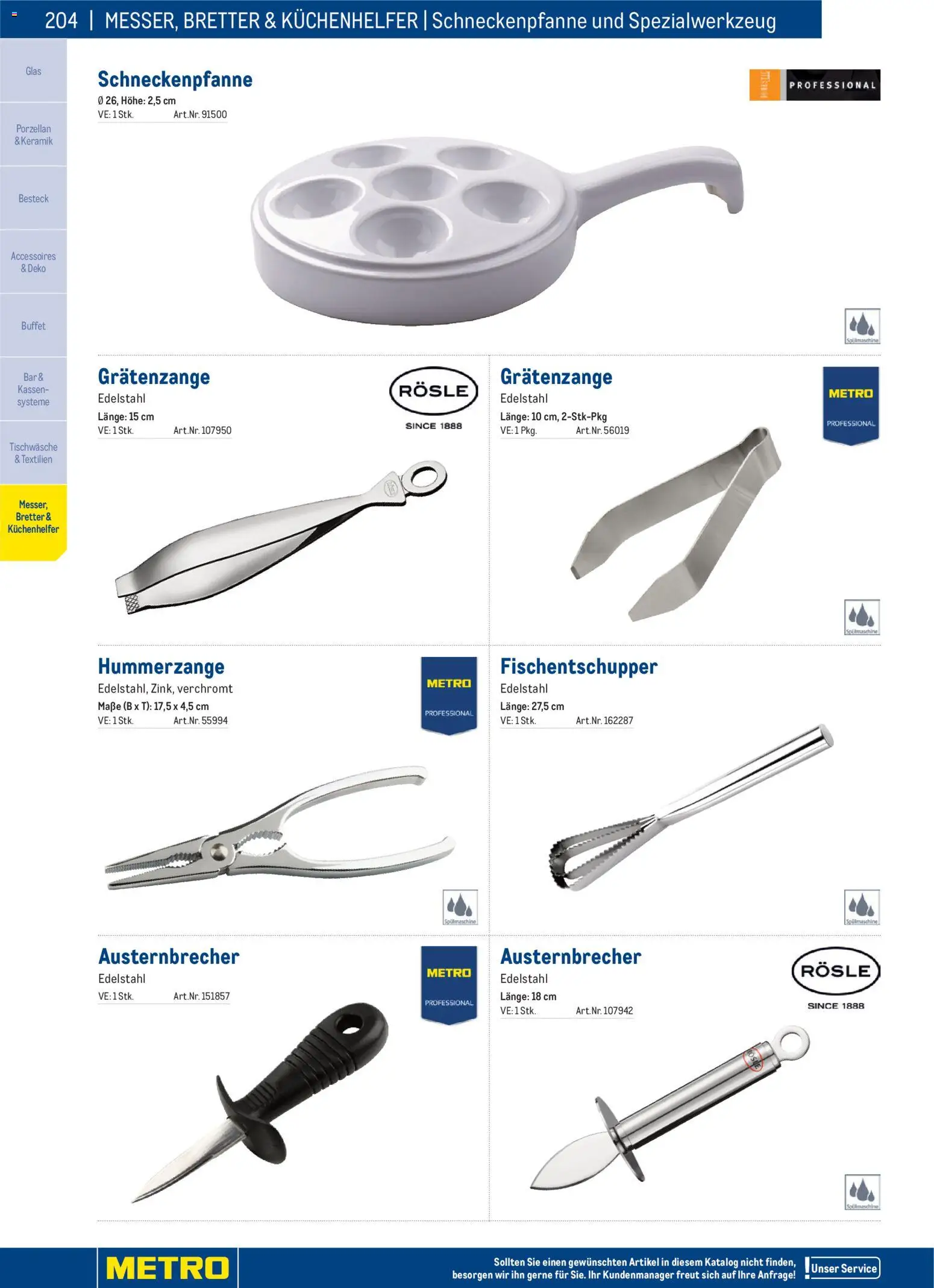 Metro angebote Gastro Non-Food Katalog gültig ab 01.01.2026 | Seite: 204