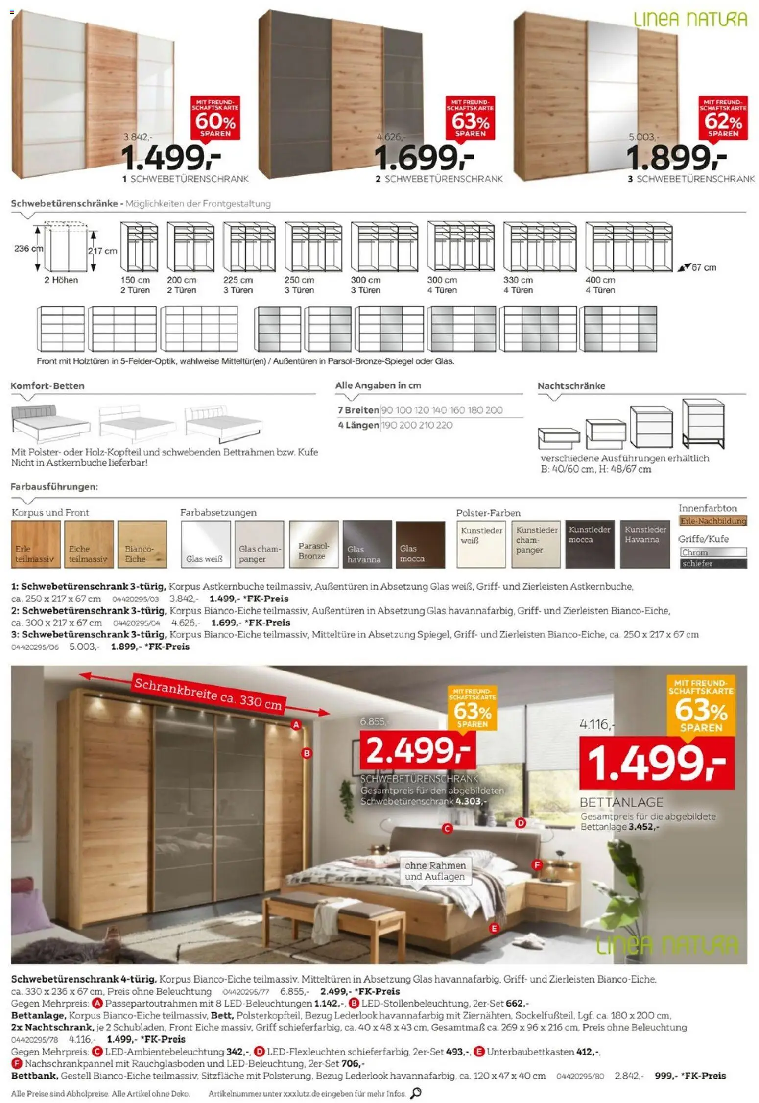 XXXLutz Schlafen Spezial – gültig ab 25.07.2026 | Seite: 6 | Produkte: Schwebetürenschrank