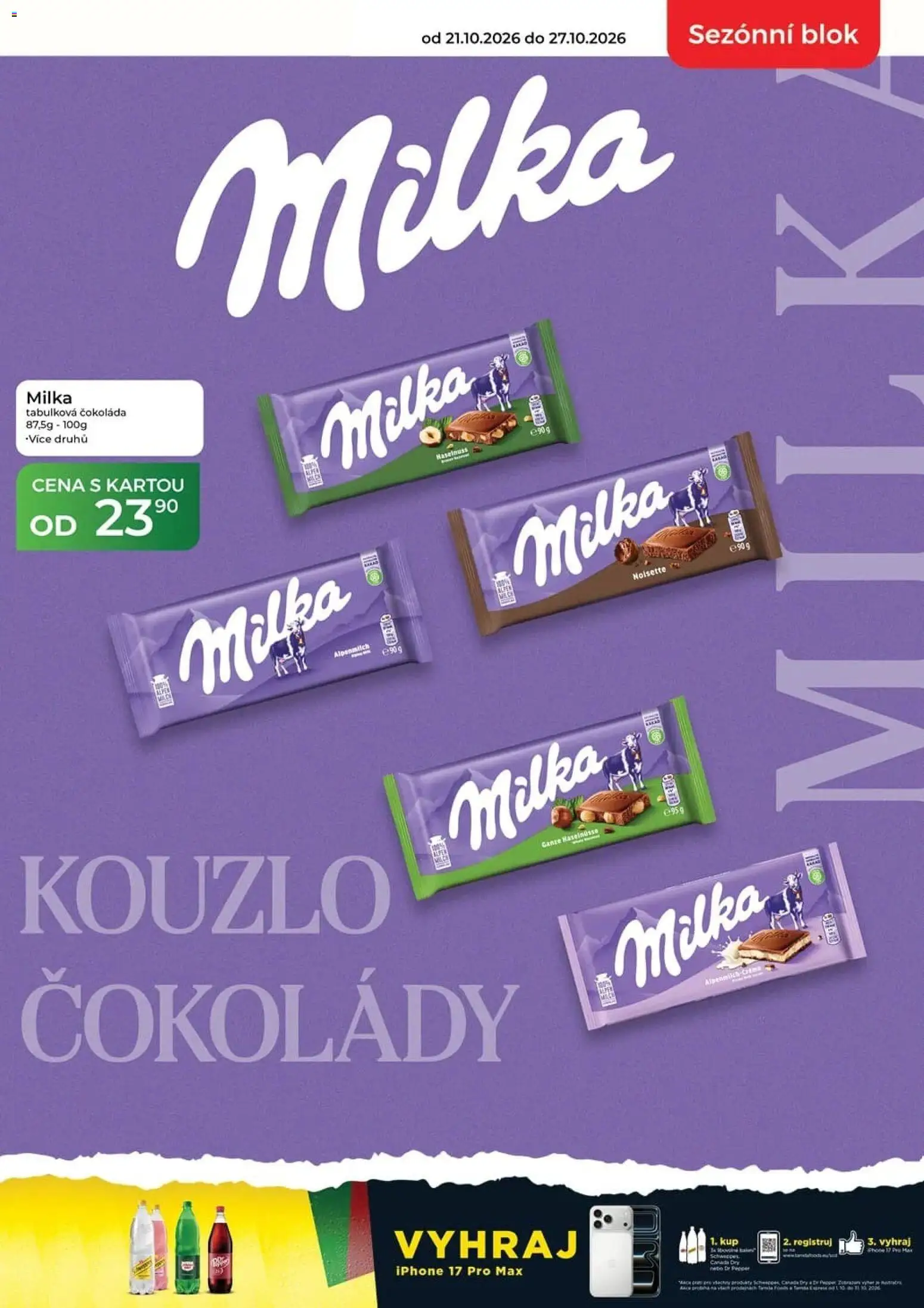 Tamda Foods leták od 21.10.2026 | Strana: 5 | Produkty: Čokoláda, Milka, Iphone, Blok