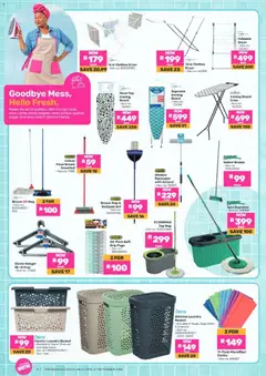 Offer preview "Game - Catalogue Spring Into Action" | Page: 8 | Products: Game, Charcoal, Ironing board, Basket