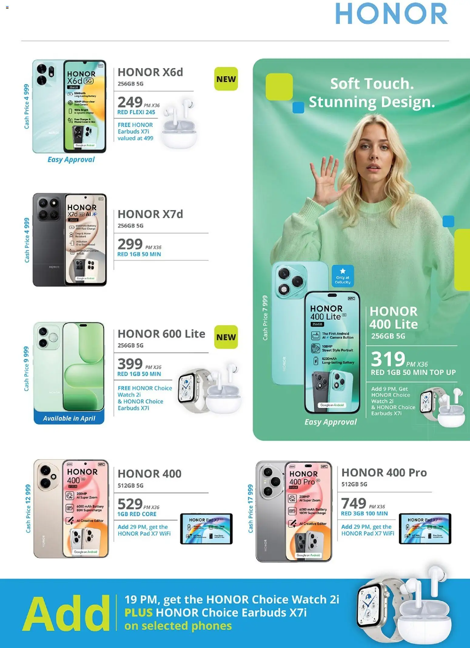 New Cellucity catalogue – valid from 02.04.2026 | Page: 19 | Products: Watch, Earbuds, Camera, Battery