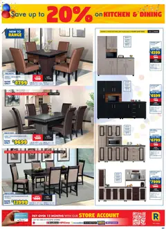 Russells specials catalogue – valid from 16/07/2026 | Page: 9 | Products: Kitchen unit, Dining room suite, Dinette set