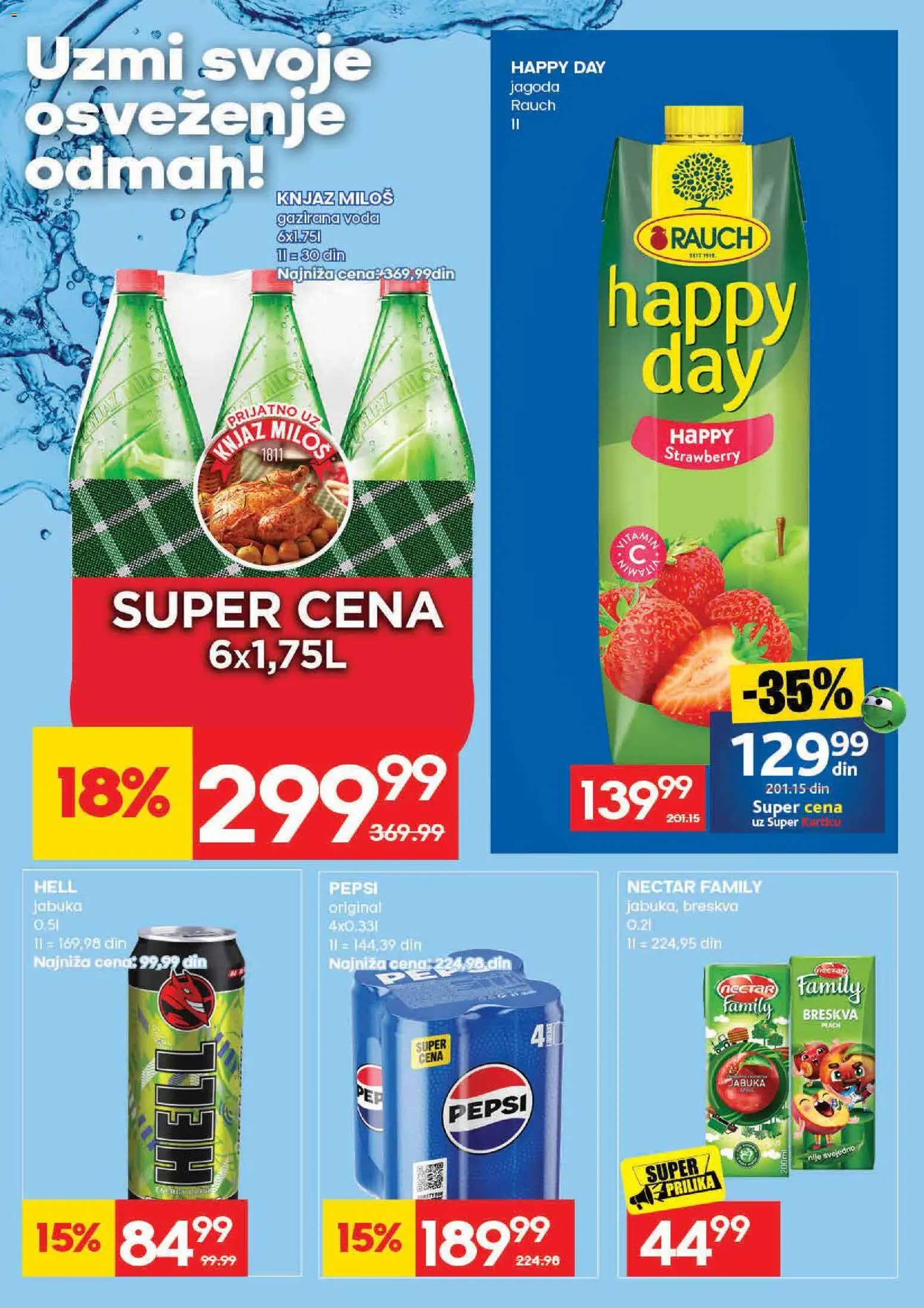 Idea katalog - važi od 11.06.2026 | Strana: 25 | Proizvode: Hell, Voda, Breskva, Pepsi
