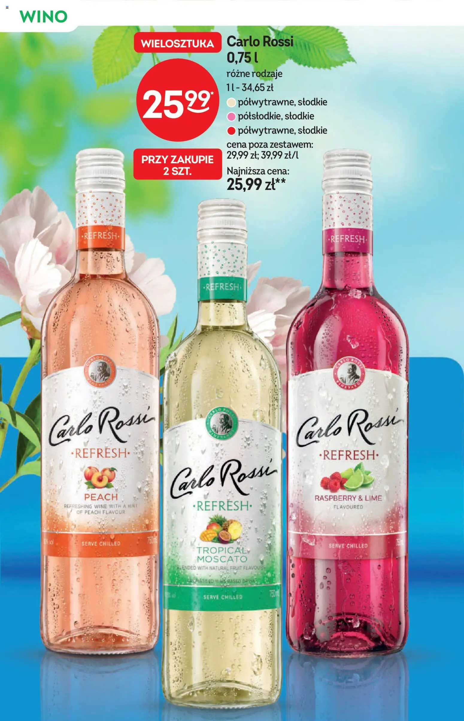 Żabka gazetka - Katalog win od 27.05.2026 | Strona: 12 | Produkty: Wino, Carlo Rossi
