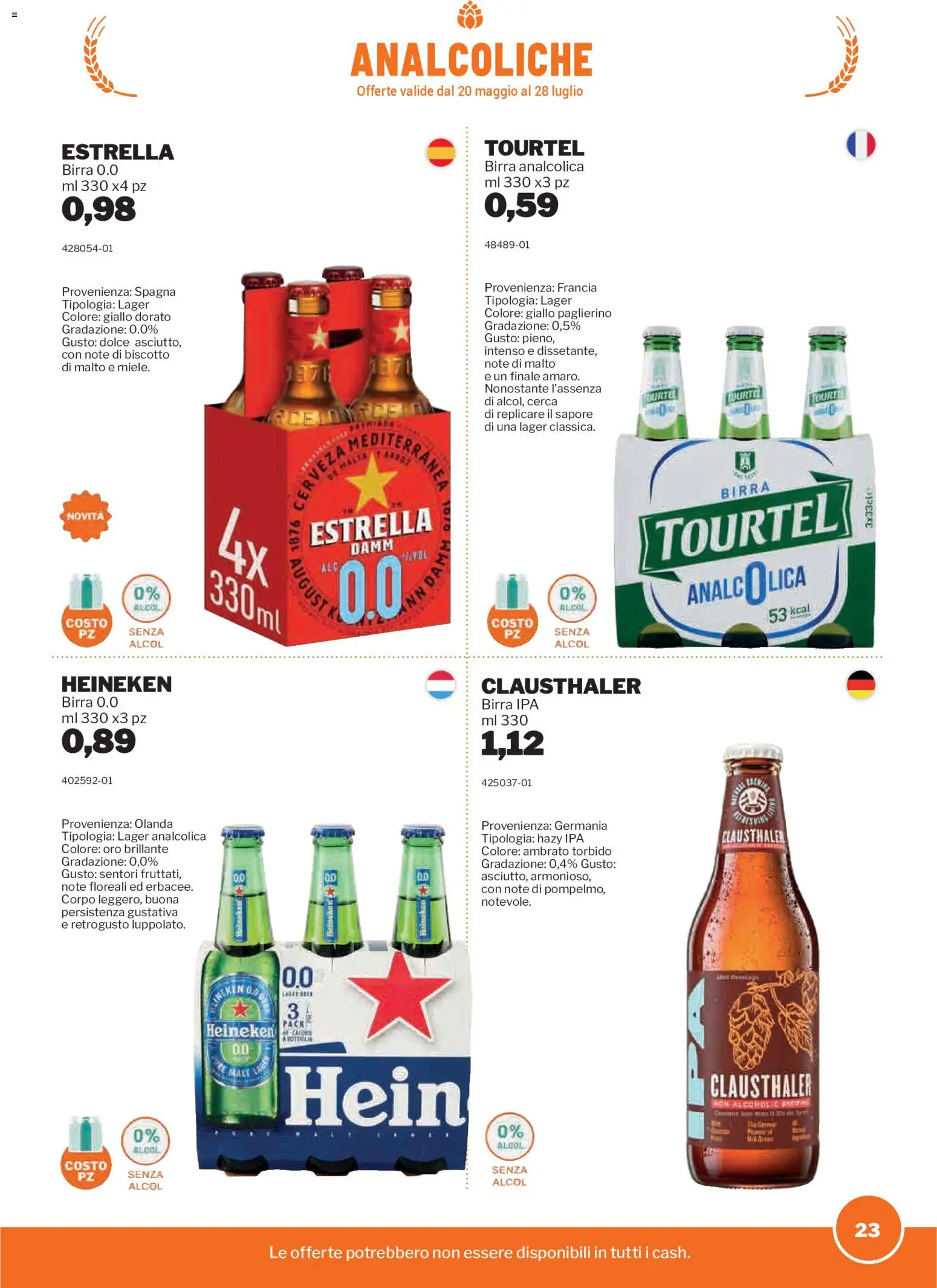 Volantino Sogegross del 20.05.2026 | Pagina: 23 | Prodotti: Birra, Heineken