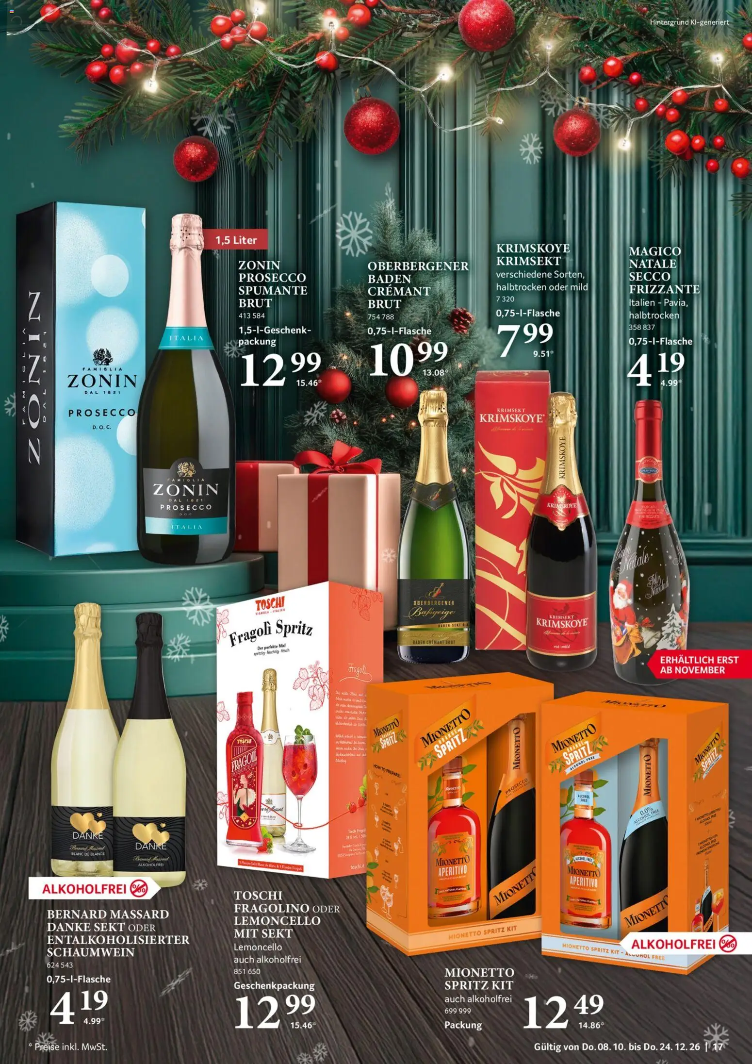 Selgros Feine Geschenke – gültig ab 08.10.2026 | Seite: 17 | Produkte: Sekt, Prosecco