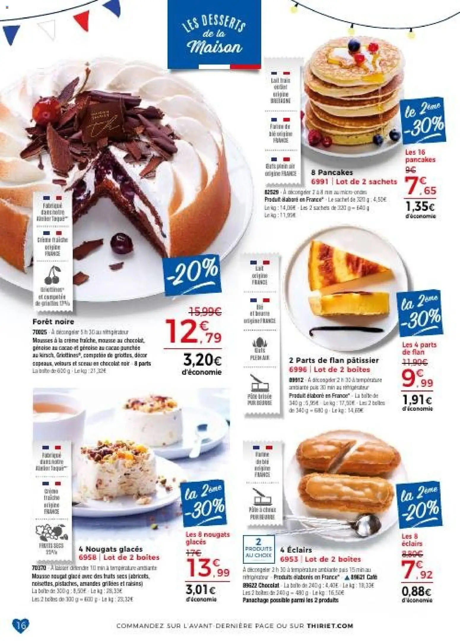 {H1} | Page: 16 | Produits: Beurre, Crème, Amandes, Fruits secs