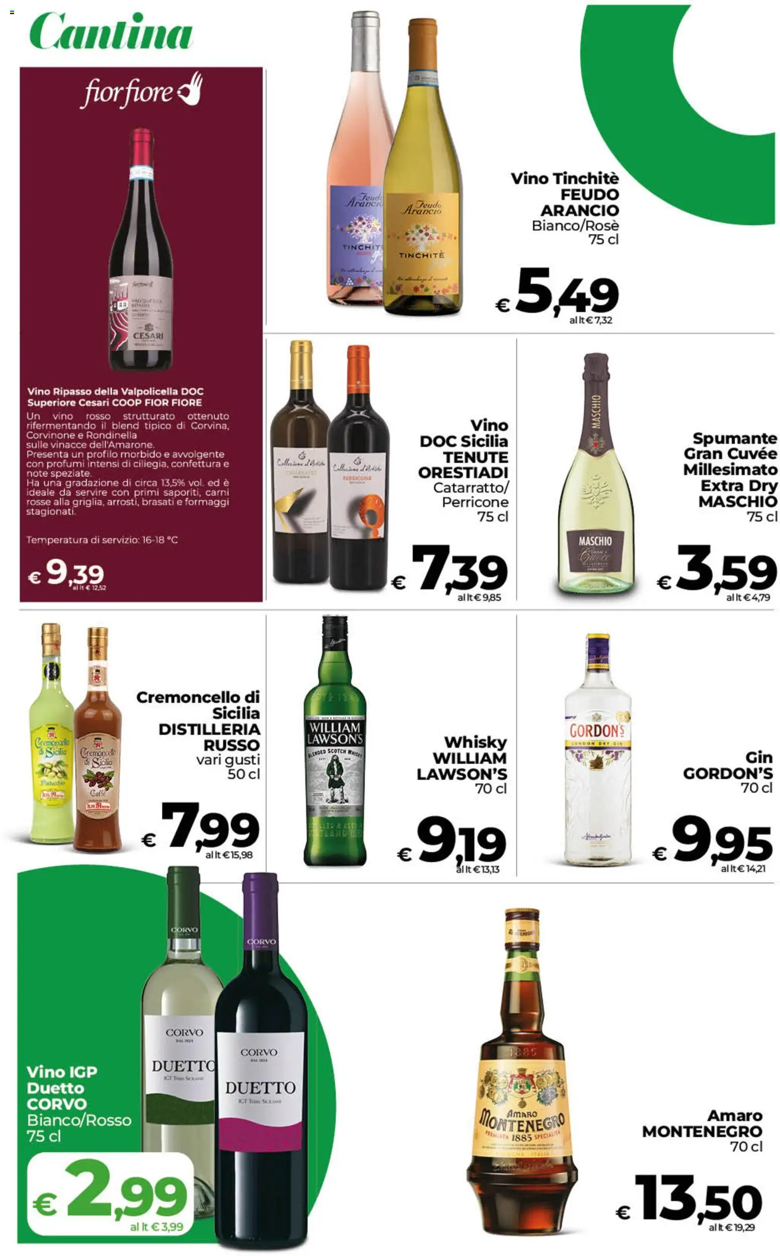 Volantino COOP del 22/09/2026 | Pagina: 16 | Prodotti: Whisky, Vino, Profumi, Vino rosso
