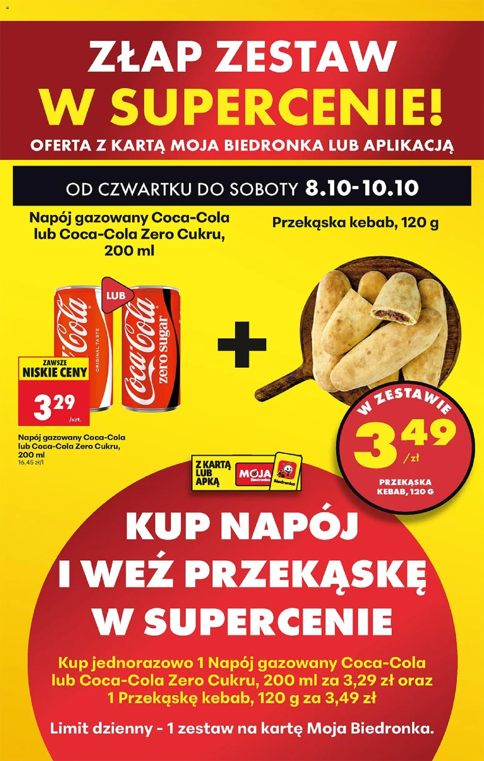 Biedronka Polsko leták - Codziennie niskie ceny od 08.10.2026 | Strana: 47 | Produkty: Cola
