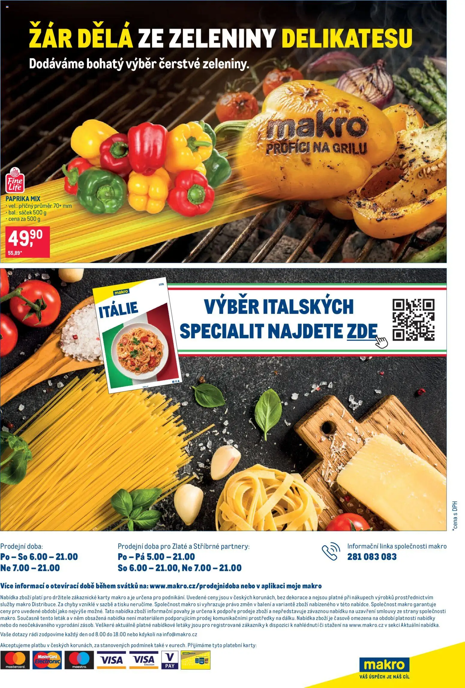 Makro leták - Pro milovníky jídla od 12.08.2026 | Strana: 27 | Produkty: Paprika, Karty, Dekorace