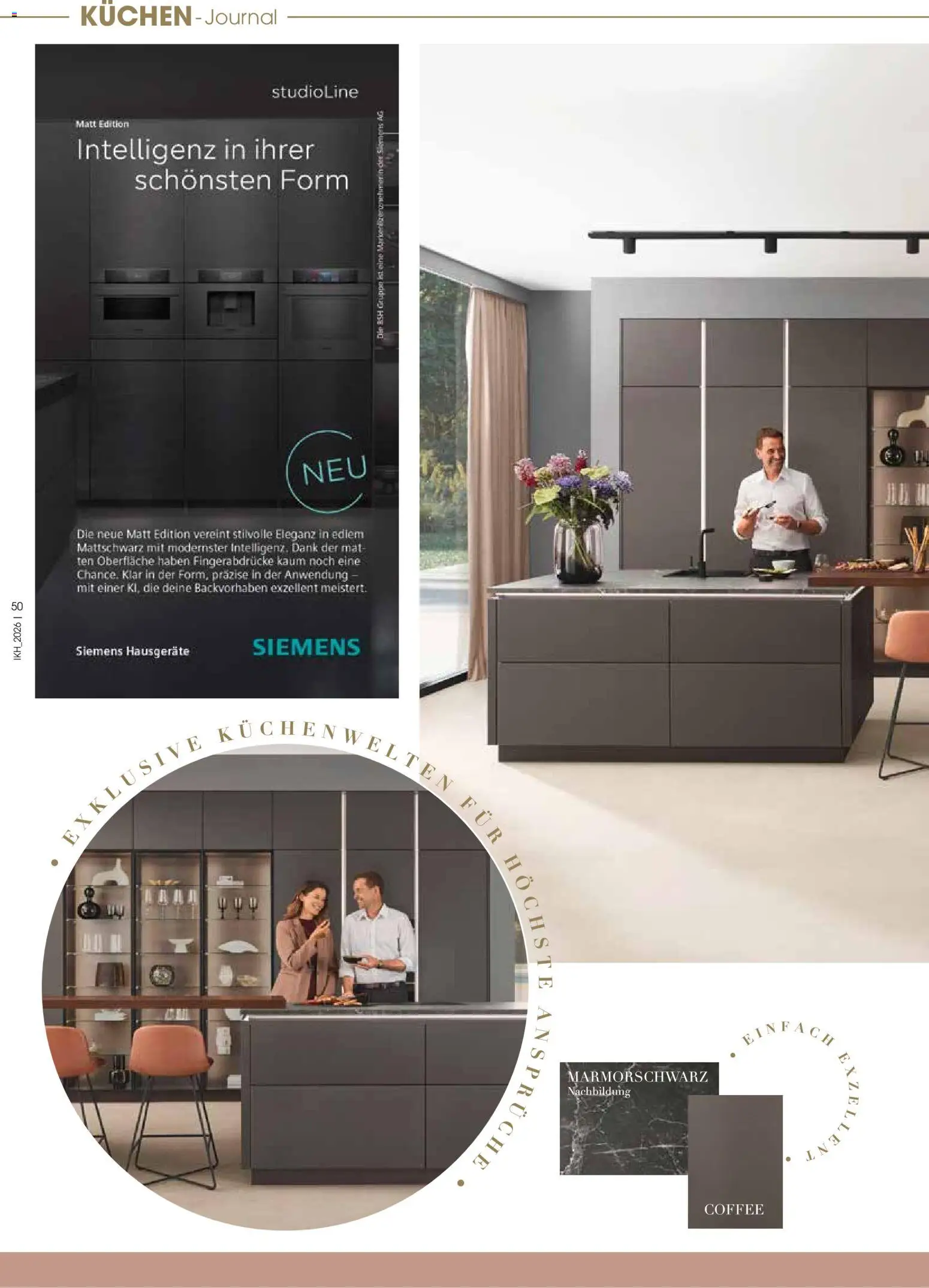 Zurbrüggen Küchen Journal – gültig ab 27.05.2026 | Seite: 50 | Produkte: Siemens