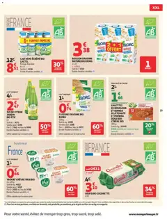 Auchan - Prévisualisation de YAOURT CHÈVRE VRAI BIO, 2x125g valide à partir de 18/08/2026 | Page: 19