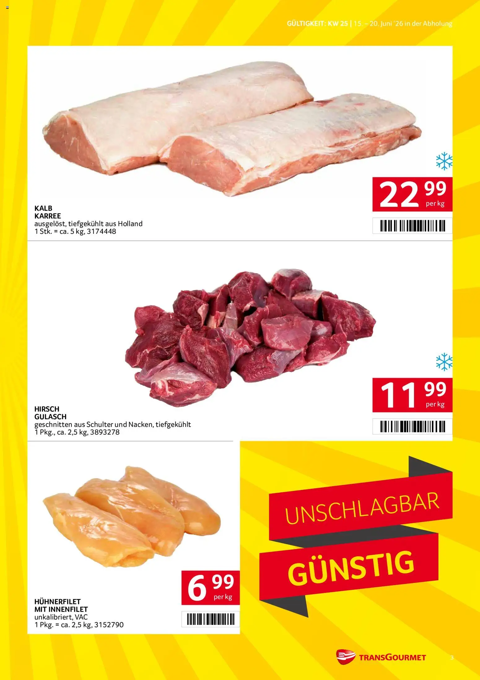 Transgourmet Flugblatt gültig ab 15.06.2026 | Seite: 3