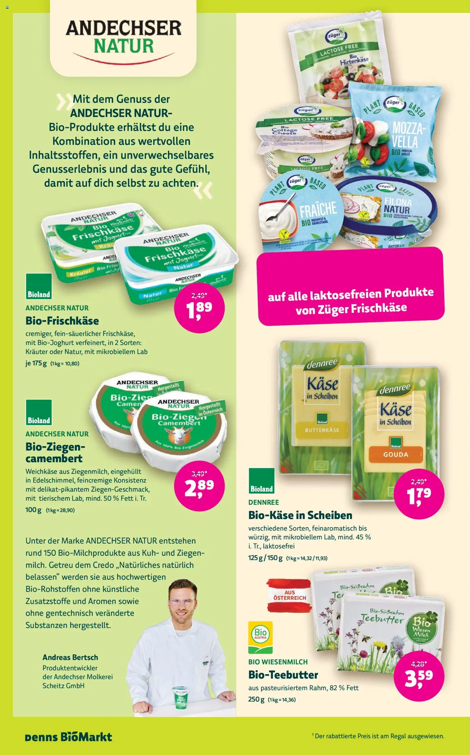 Denns BioMarkt Angebote gültig ab 07.10.2026 | Seite: 8 | Produkte: Weichkäse, Regal, Käse