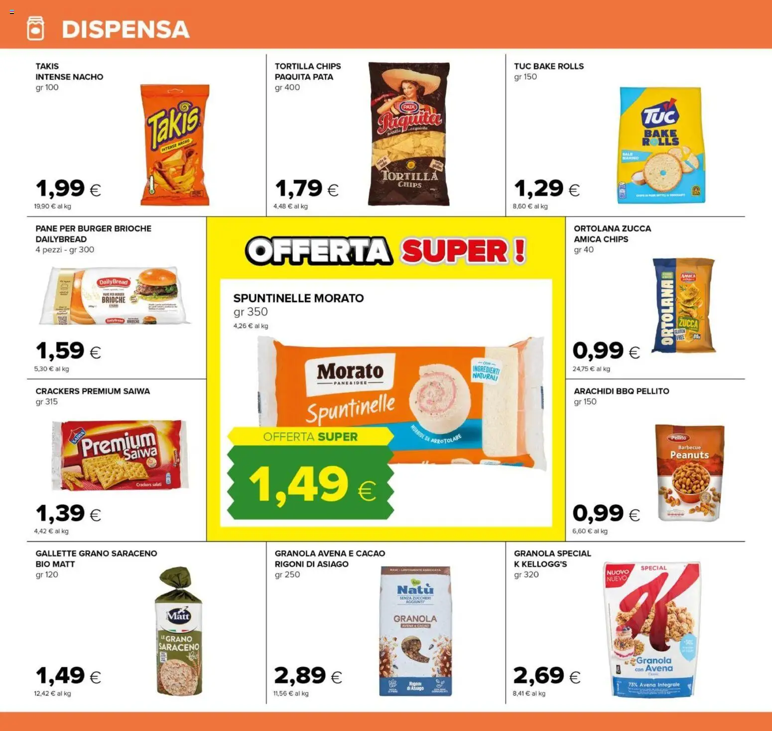 Volantino Oasi del 29/07/2026 | Pagina: 18 | Prodotti: Barbecue, Gallette, Arachidi, Cacao