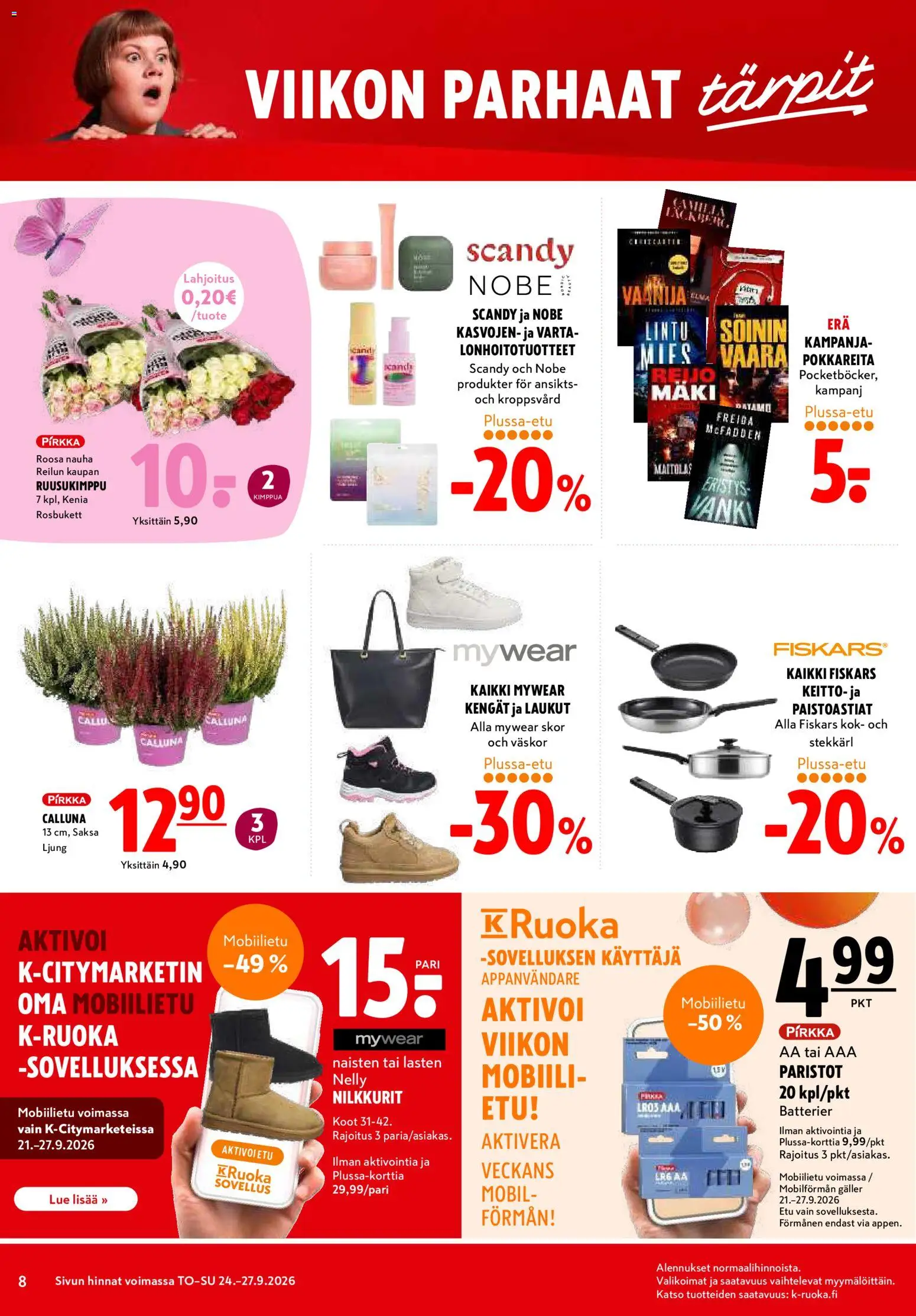K-Citymarket tarjoukset – voimassa 24/09/2026 alkaen | Sivu: 8