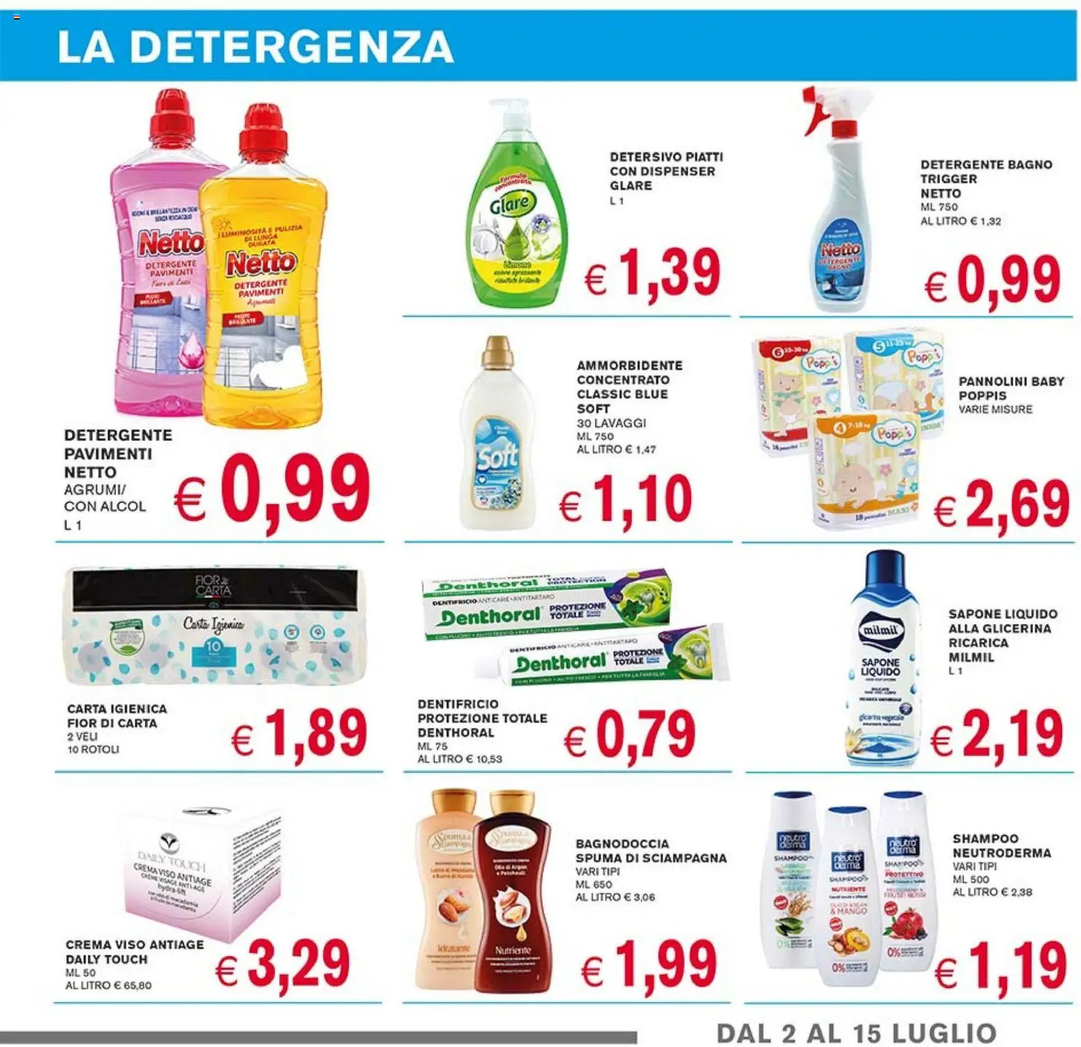 Volantino Coal del 02/07/2026 | Pagina: 11 | Prodotti: Crema, Carta igienica, Sapone, Detergente