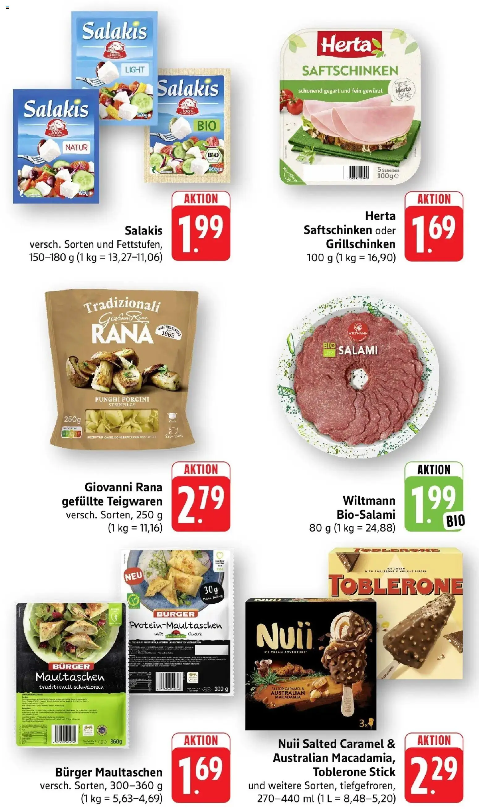nah & gut Prospekt Gengenbach – gültig ab 26.05.2026 | Seite: 5 | Produkte: Quark, Burger, Pasta, Maultaschen