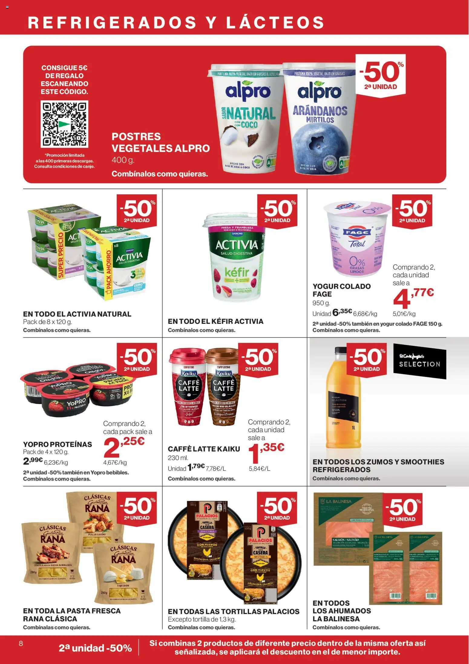 El Corte Inglés ofertas │ válido desde el 21.05.2026 | Página: 8 | Productos: Κρεμάστρα, Yogur, Τυρόπιτα, Barbacoa