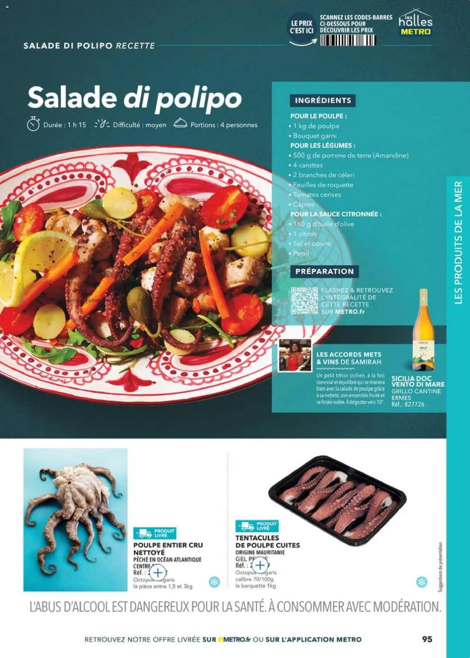 {H1} | Page: 95 | Produits: Salade, Citron, Sel, Livre