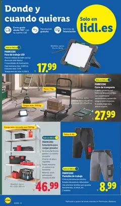 Vista previa PARKSIDE Pantalón de trabajo, Cintura parcialmente elástica. Detalles decorativos reflectantes. Con prácticos bolsillos para guardar herramientas, el móvil, etc. 2 modelos. válido desde el 13/07/2026 | Página: 4