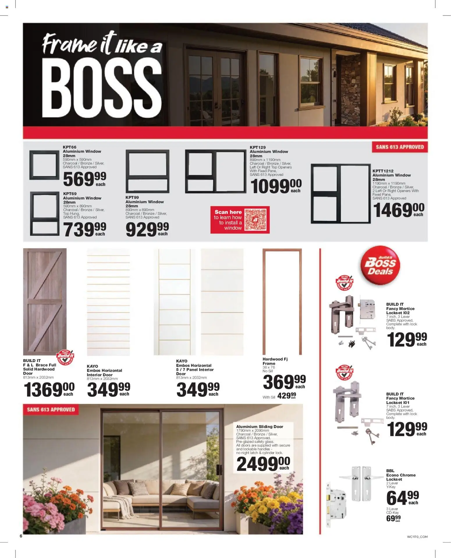 New Build It catalogue – valid from 22/10/2026 | Page: 6 | Products: Frame, Lock