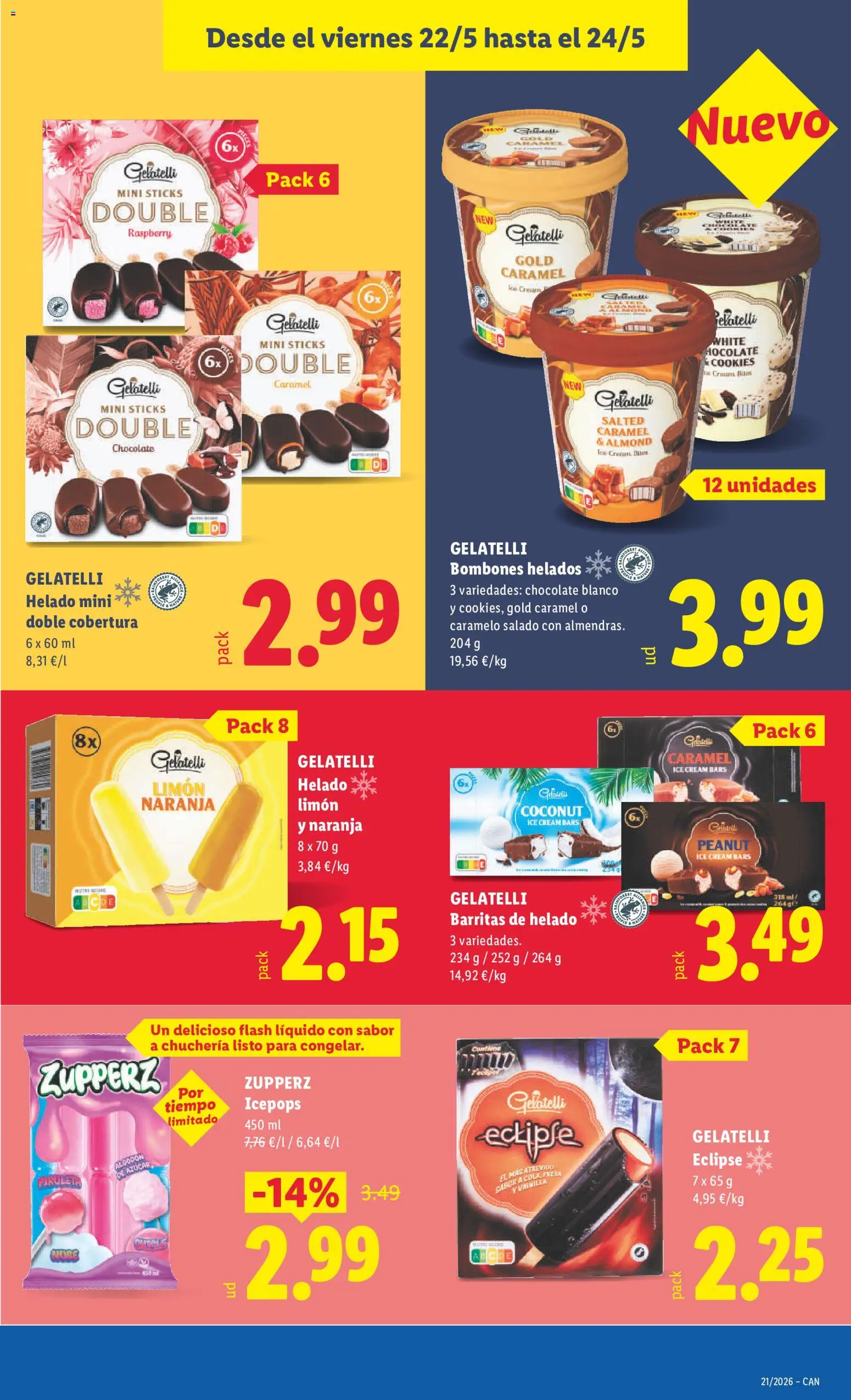 Lidl folleto │ válido desde el 18.05.2026 | Página: 29 | Productos: Chocolate, Helado